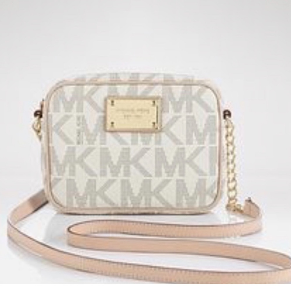 Michael Kors Logo Mini Camera Crossbody Bag